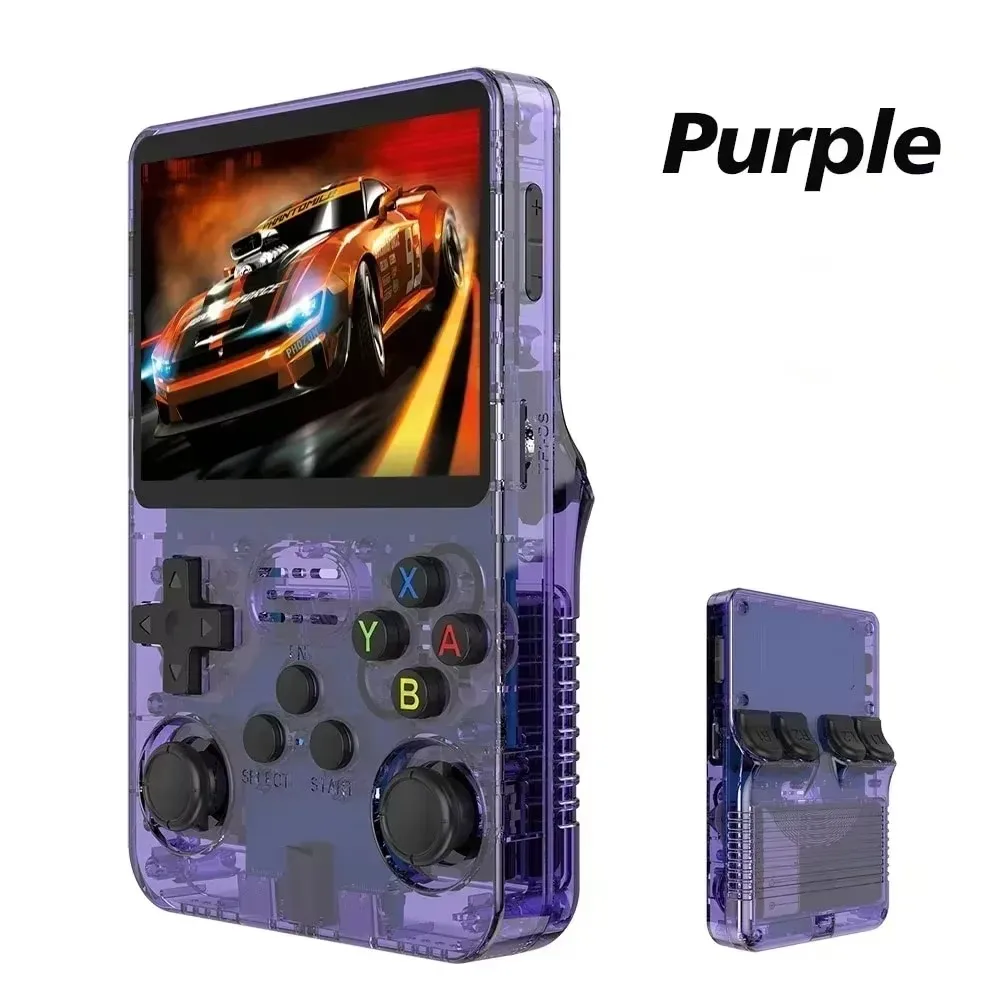 The new R36S handheld game high-definition simulator game console with dual control joystick offers a vast array of games